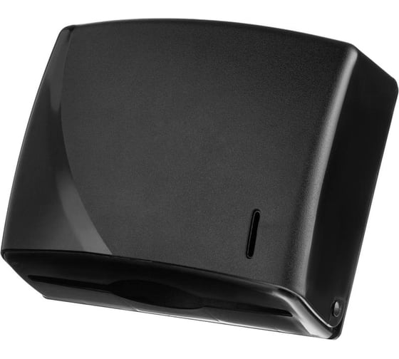 Изображение товара Диспенсер для полотенец ООО Комус лист Z-сложение, черный R-1317B, 1669476