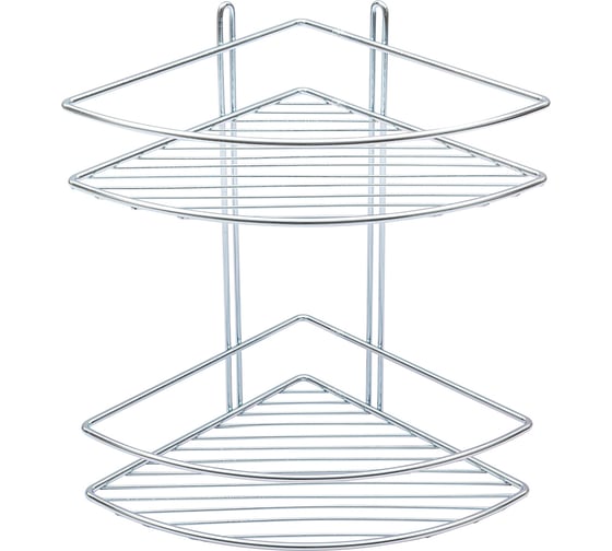 Изображение товара Полка для ванной 2-ярусная угловая Rosenberg RUS-385320
