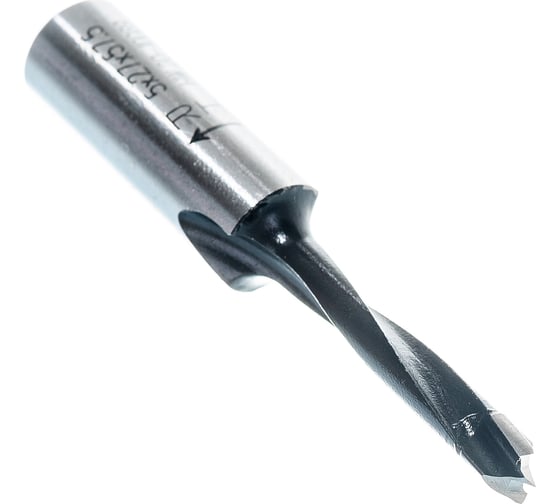 Изображение товара Сверло HW (5x27x57.5 мм; Z 2+2; S 10x27 мм; RH) для присадочного станка CMT 310.050.11