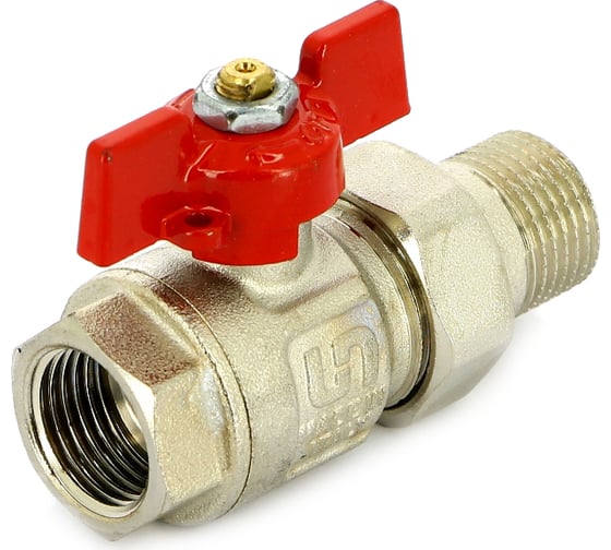 Изображение товара Полнопроходной кран НВ 3/4 с разъемным соединением, бабочка Uni-Fitt 113T3000