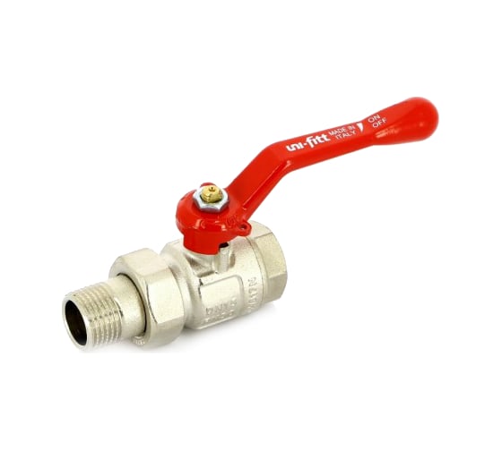 Изображение товара Полнопроходной кран НВ 3/4 с разъемным соединением, ручка Uni-Fitt 113L3000