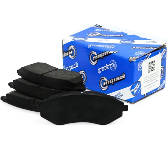 Изображение товара Колодка тормозная передняя для а/м Chevrolet Aveo I-II 03-11, Kalos 1.2i/1.4i 02> 4 шт Riginal RG94566892