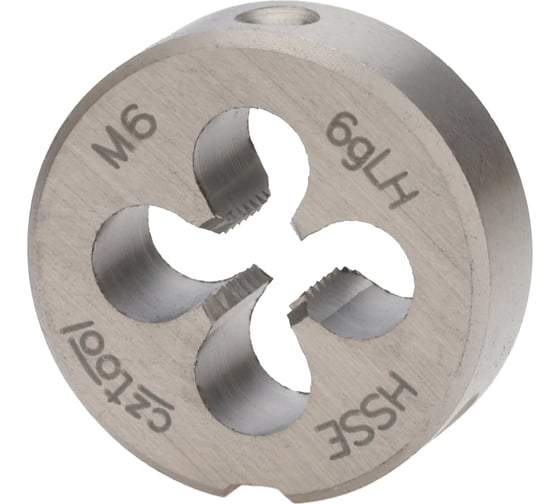 Изображение товара Плашка Bucovice Tools левая М6 шаг 1.0мм HSSE-VA 20x7мм 291060