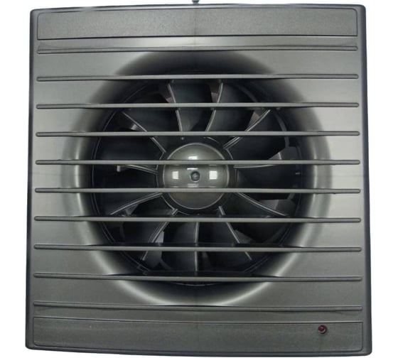 Изображение товара Осевой вентилятор ВИЕНТО, вытяжной с обратным клапаном, 100СК STILL (130 м3), gray metal, шарикоподшипник ВИЕНТО 100СК STILL gray-B