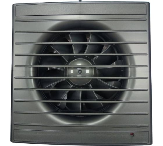 Изображение товара Осевой вентилятор ВИЕНТО, вытяжной с таймером, 100СТ STILL (130 м3), gray metal ВИЕНТО 100СТ STILL gray