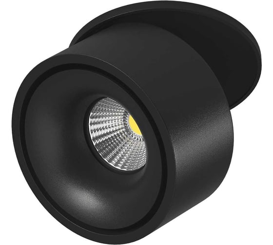 Изображение товара Встраиваемый светильник Lumker i 3000к теплый белый, 9Вт, черный I-RC-BL-9-WW