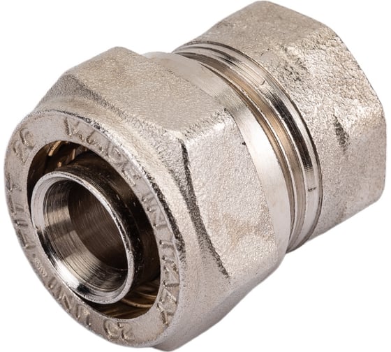 Изображение товара Обжимная муфта - В 20х1/2 никелированная Uni-Fitt 661N7200