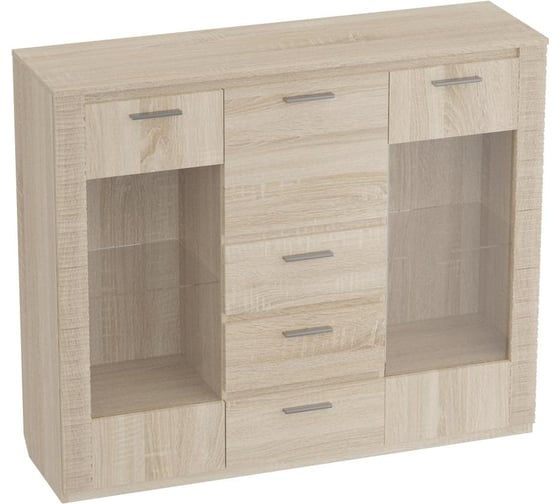 Изображение товара Комод с баром Мебельград Элана гостиная, дуб сонома 20294_2