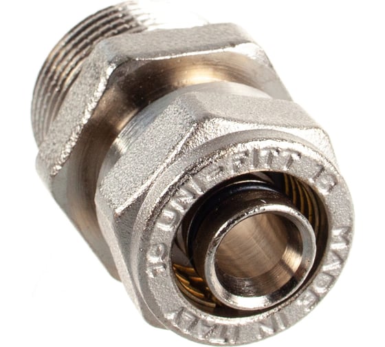 Изображение товара Обжимная муфта - Н 16х3/4 никелированная Uni-Fitt 662N6300