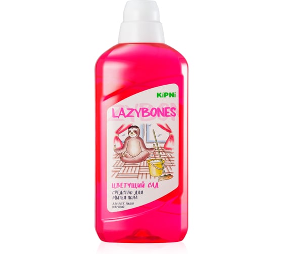 Изображение товара Средство для мытья пола KIPNI "Цветущий сад", 1 л. с мерным колпачком 4607059913983