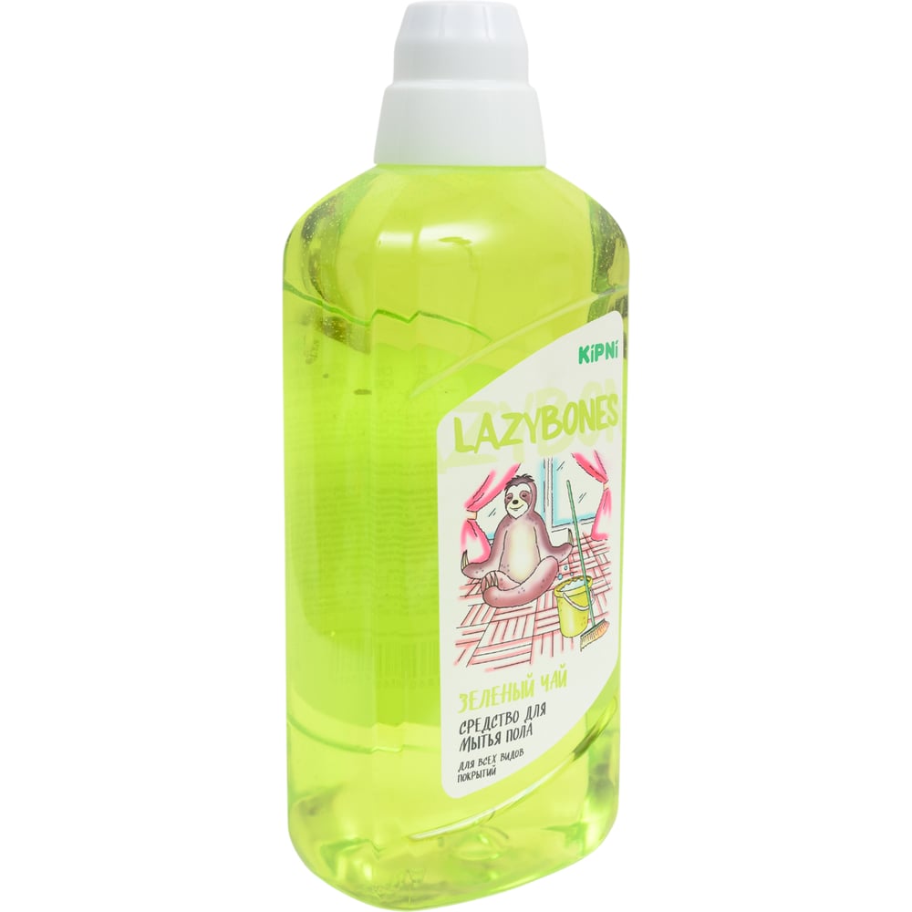 Изображение товара Средство для мытья пола KIPNI Зеленый чай 1 л эффективное для любых напольных покрытий