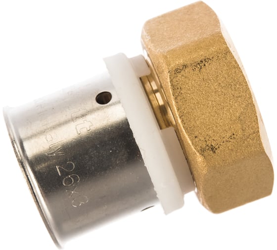 Изображение товара Пресс-муфта - В 26x1 с накидной гайкой Uni-Fitt 714G8400