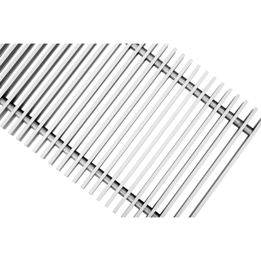 фото Рулонная декоративная решетка techno серебро рра 150-1600