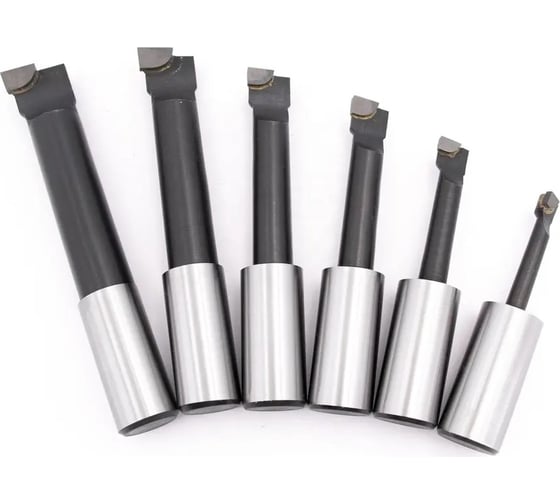 Изображение товара Комплект резцов 6 шт к головке расточной F1-25 SOVIS 12323