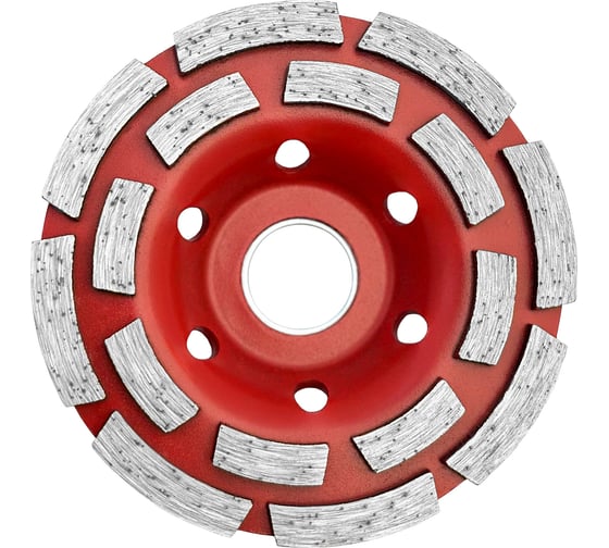 Изображение товара Чаша алмазная двухрядная 100 мм, сегментированная Redchili 04-100-14