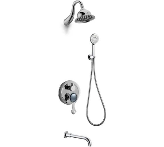 Изображение товара Встраиваемый комплект на 2 выхода ЯСМИНА Bronze de Luxe NT800/B02-2