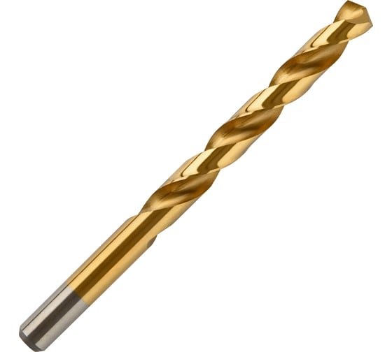 Изображение товара Сверло нитрид титана по металлу HSS-TiN 7x69х109 мм, DIN 338 D.BOR D-TD-338-TIN-070-01