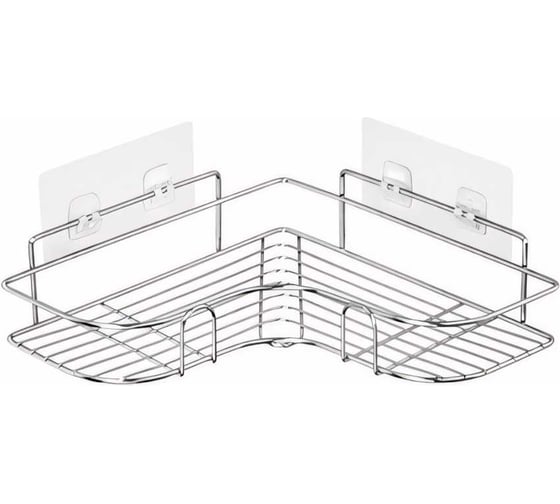 Изображение товара Угловая полка SanTrade ST SM-DS001 хром 3339