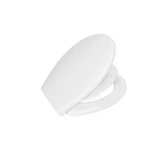 Изображение товара Сиденье для унитаза 2 в 1 дюропластовое с микролифтом SanTrade ST BUZ-008 (детское и взрослое) белое 0666