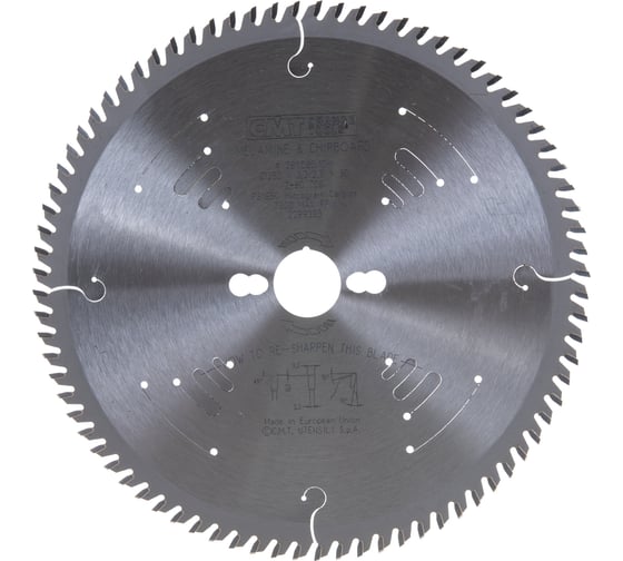 Изображение товара Диск пильный CMT 250x30x3,2/2,2 10º TCG Z=80 281.080.10M