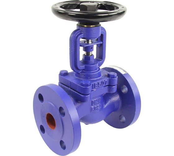 Изображение товара Клапан запорный сильфонный DN.ru V234A Ду200 Ру16 чугунный, фланцевый D090-00718