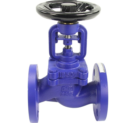 Изображение товара Клапан запорный сильфонный DN.ru V234A Ду25 Ру16 чугунный, фланцевый D090-00709