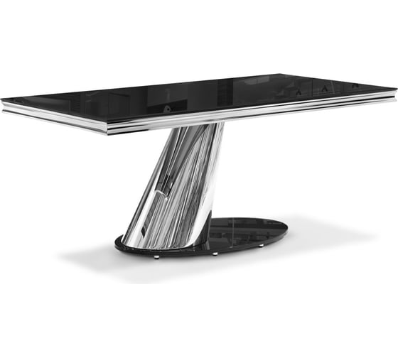 Изображение товара Стеклянный стол Woodville kolonel черный 15307