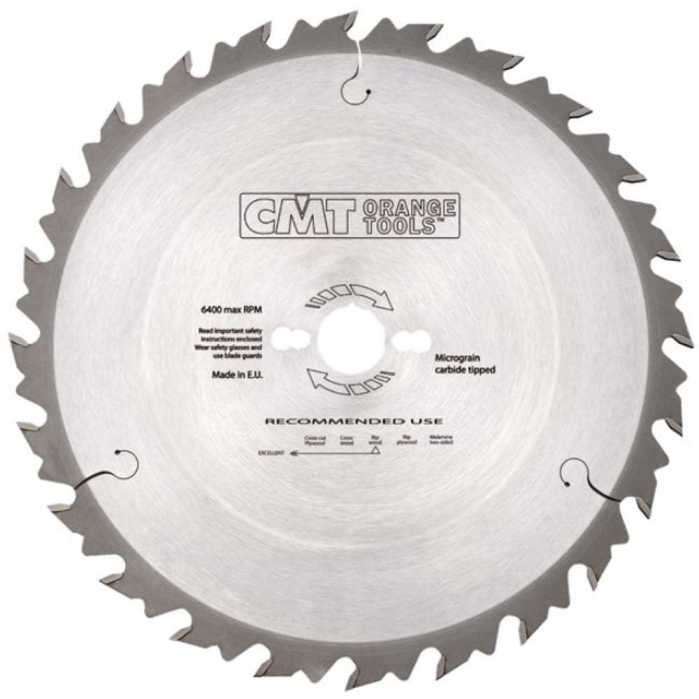 Пильный диск CMT диск пильный по дереву 160х20 16 мм 36 зубов россна р860591