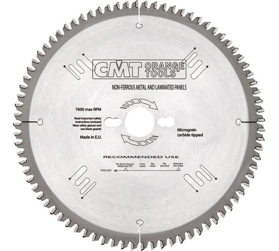 Изображение товара Диск пильный по металлу и ламинированным панелям (400х30х3.8/3/2 мм; Z=120) CMT 297.120.16M
