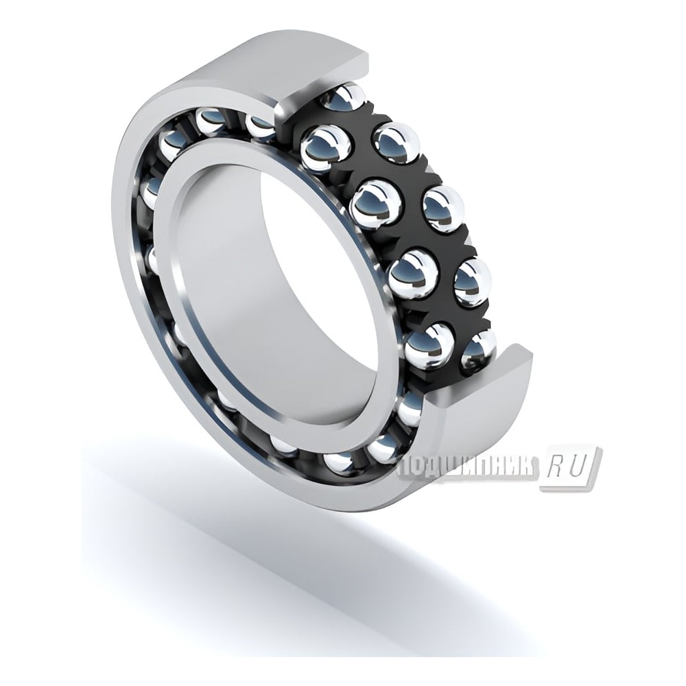 Изображение товара Подшипник DINROLL 1306TN, шариковый двухрядный, размер 72x30x19 мм