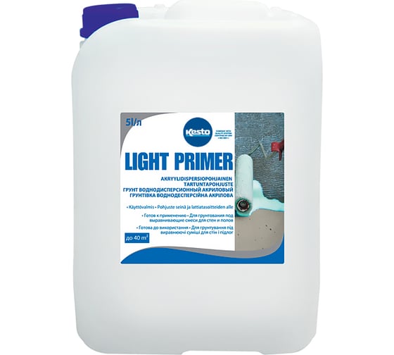 Изображение товара Готовая грунтовка Kesto Light primer 5 л 81123