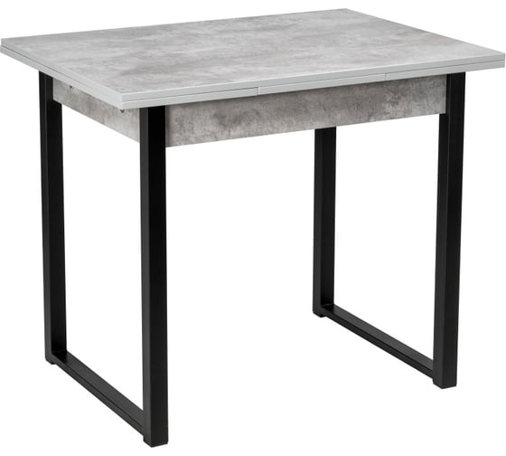 Изображение товара Деревянный стол Woodville форли бетон/черный матовый 424177