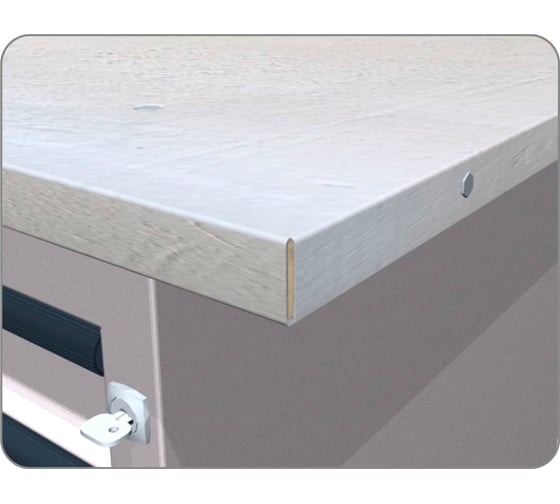 Изображение товара Столешница оцинкованная для двухтумбового верстака FERRUM 01.319G