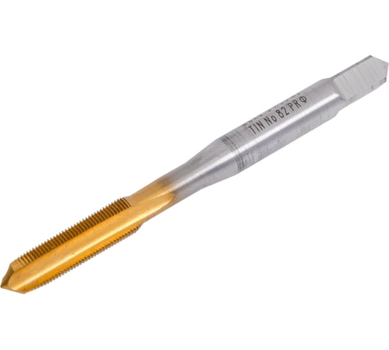 Изображение товара Метчик ПрофОснастка M6x0,5 HSS M2 TiN 6542 однопр. Эксперт №82 арт. 1/5/60 50211017