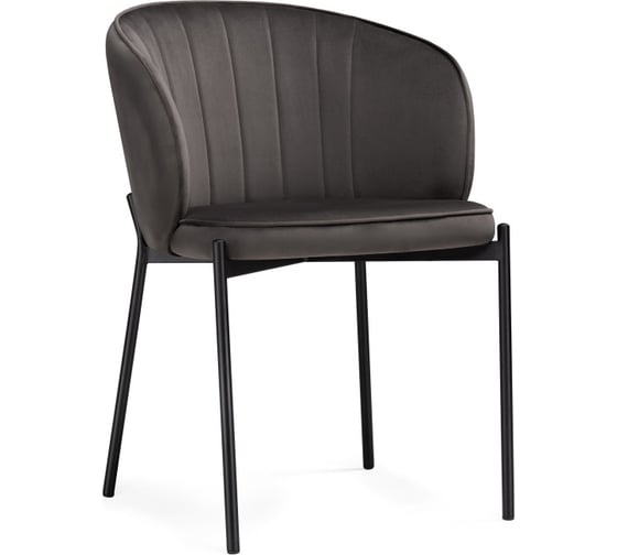 Изображение товара Стул на металлокаркасе Woodville нейл серый/черный 528448