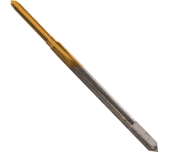 Изображение товара Метчик M2x0,4 HSS M2 TiN прямой компл. ПрофОснастка №131 арт. 50311001