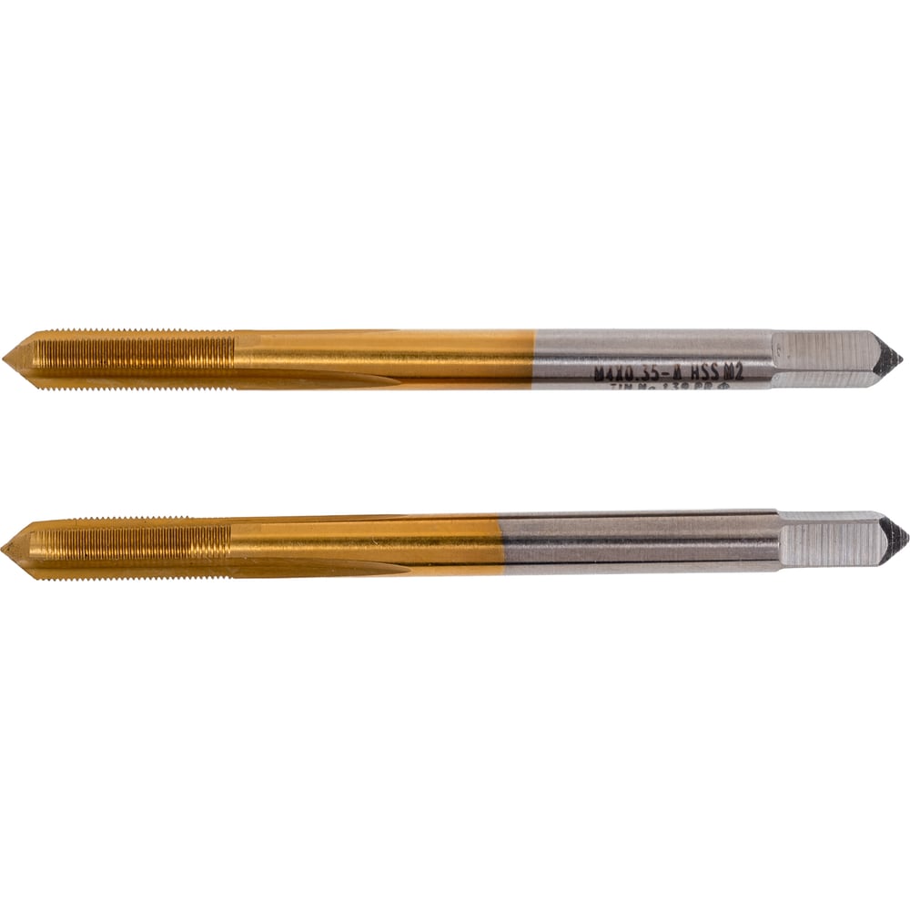 Изображение товара Метчик M4x0,35 HSS M2 TiN для создания резьбы