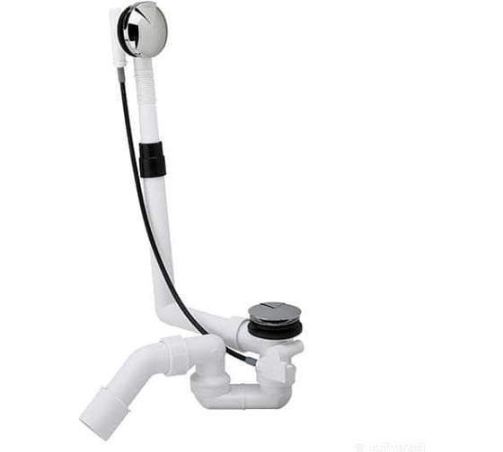 Изображение товара Слив-перелив для ванны Bette длина троса, 560 мм, цвет-хром B600-901