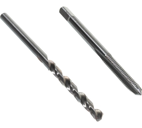 Изображение товара Набор для нарезания резьбы: метчик + сверло 27 М5*0.8+D4.2 Профоснастка Эксперт 160201007