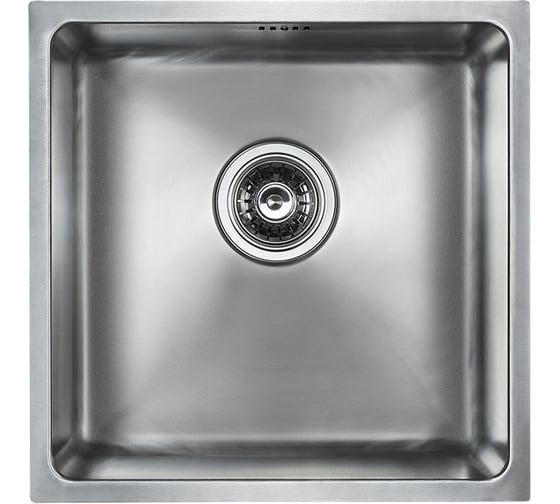Изображение товара Кухонная мойка Paulmark VISTA 44, брашированная нержавеющая сталь, 440х440мм, PM304444-BS