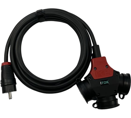Изображение товара Силовой удлинитель iTOK с заземлением серии iCONNECT PRO КГтп-ХЛ 3x1,5 мм 3 гнезда IP44 ГОСТ 3 м i-CONNECT-PRO-SU-KG-315-3-44-3