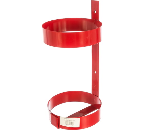 Изображение товара Кронштейн для огнетушителя ОП-4/ОУ-3, диаметр 160мм, красный, без зажима СПЕЦ ОГН-КРОН05