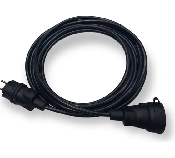 Изображение товара Силовой удлинитель iTOK с заземлением серии iCONNECT ПВС 3x1 мм 1 гнездо IP44 ГОСТ 5 м i-CONNECT-SU-PVS-310-1-44-5