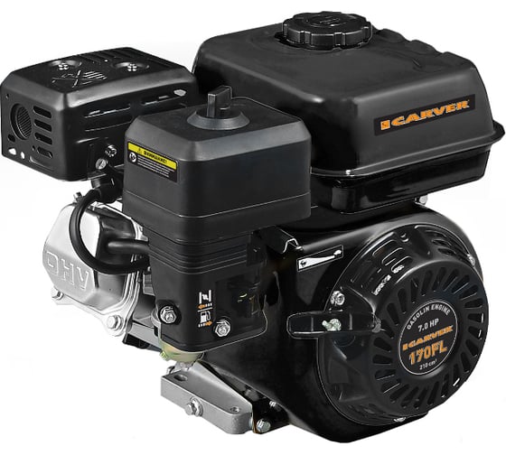 Изображение товара Двигатель бензиновый 170FL (7 л.с.) CARVER 01.010.00129