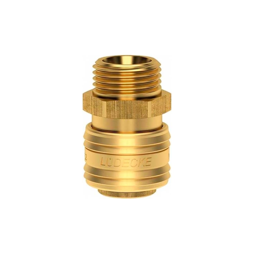 Изображение товара Быстросъемная муфта LÜDECKE с наружной резьбой 1/2" es 12 a