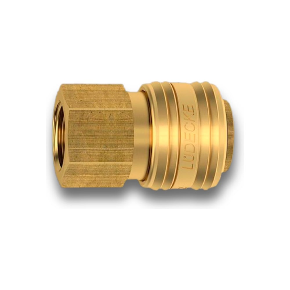 Изображение товара Быстросъемная муфта LÜDECKE 1/2'' для быстрого соединения латунь