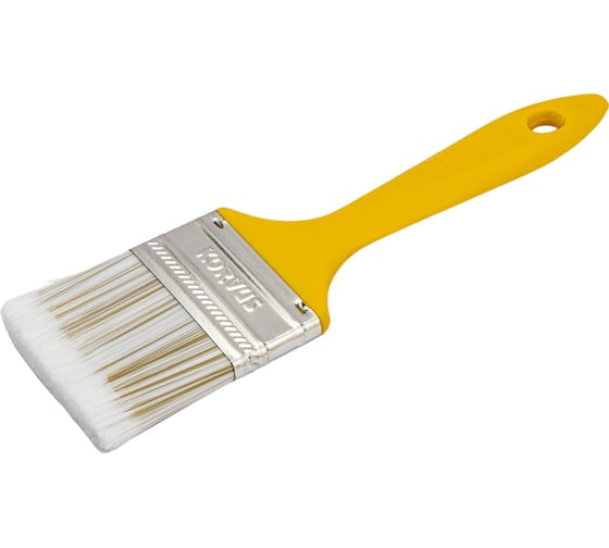 Изображение товара Плоская кисть Korvus хобби 0103620 искусственная щетина, пластиковая рукоятка, 50 мм Лк-00014246