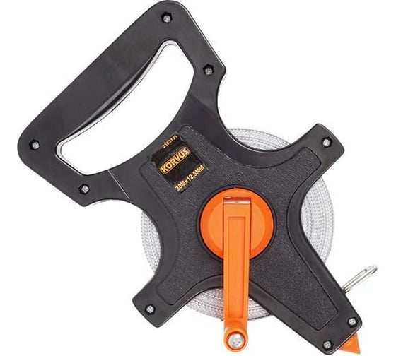 Изображение товара Геодезийная лента Korvus 2502131 пластмассовый корпус, 30 м, 12,5 мм Лк-00003361