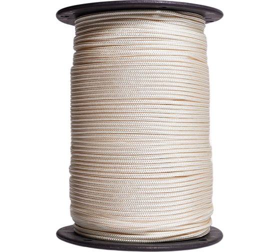 Изображение товара Полиамидный плетеный шнур ТОРГОВО-ПРОИЗВОДСТВЕННАЯ КОМПАНИЯ МДС 4 мм, 16 прядей, 300 м 7930050322469