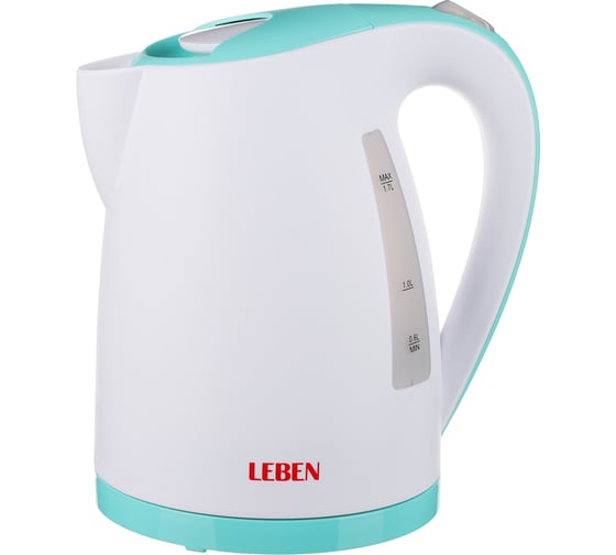 Изображение товара Электрический чайник LEBEN 1.7 л, 1850 Вт, пластик 291-070